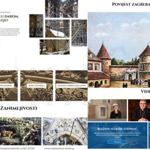 Otvorena mrežna stranica zagrebačke katedrale